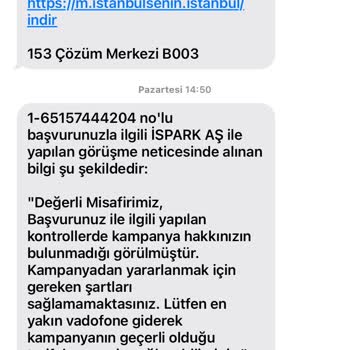 Vodafone Ve İspark Arasında Kalan Müşteri Mağduriyeti