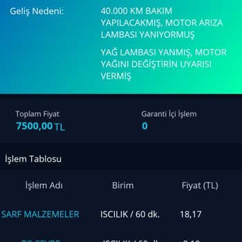 Fiat Doblo'nun Sürekli Yağ Değişim Uyarısı Ve Garanti Sorunları