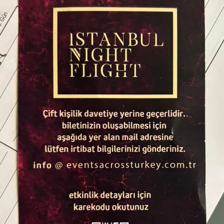 Davetiye Biletlerim Oluşturulmadı Ve İletişim Kurulamadı