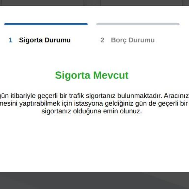 Araç Muayene Randevusu Alırken Karşılaşılan Pencere Sorunu