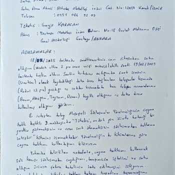 Kullanılmış Akıllı Saat Ve İade Sorunu