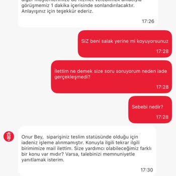 Sipariş Gelmedi, İade Yapılmadı!