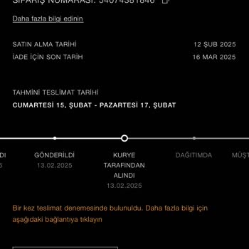 Zara Online Siparişim Kargoist Yüzünden Mağduriyet Yaşatıyor