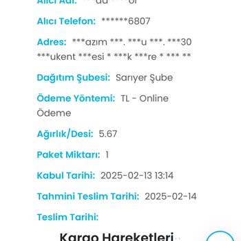 Zara Online Siparişim Kargoist Yüzünden Mağduriyet Yaşatıyor