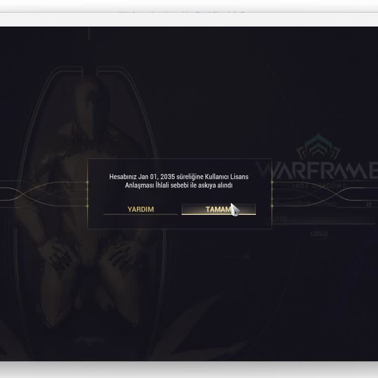 Warframe Banned My Account Until 2035 Without Reason