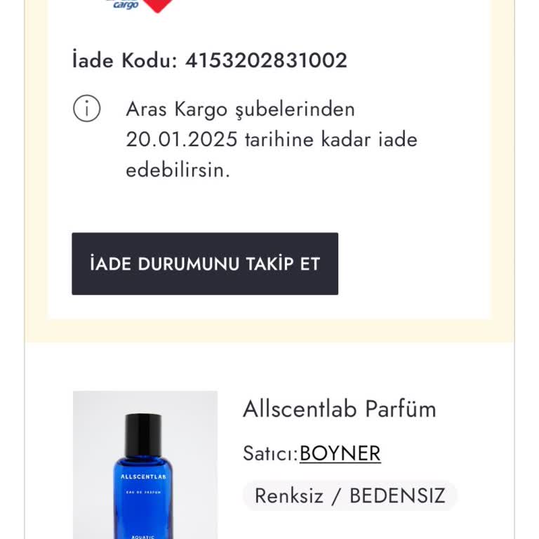 Boyner Online Mağazasından Yanlış Ürün Ve Çözülmeyen Sorun