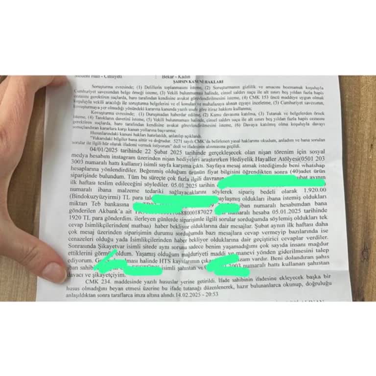 Nişan Öncesi Siparişim Hala Ulaşmadı