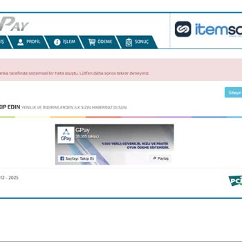İninal Kartımla Satın Alma Sorunu