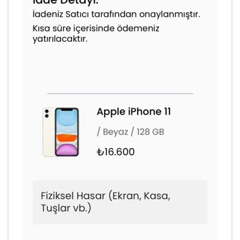 Getmobil'den Alınan İphone 11 İade Sürecinde Gecikme