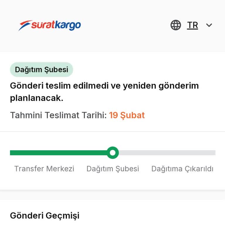 Sürat Kargo'nun Geciken Ve Sorunlu Teslimatları
