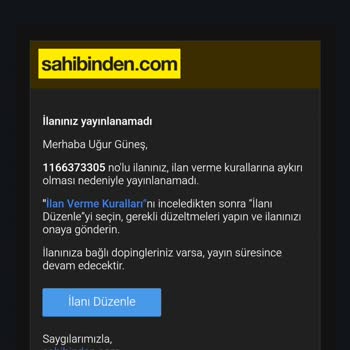 Kısa Süreli İlan İçin Yüksek Ücret Ve Haksız Kesinti