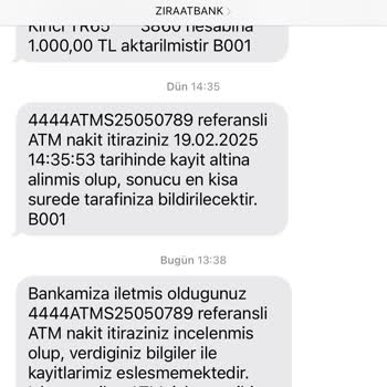 ATM Arızası Ve Para Yatırma Sorunu