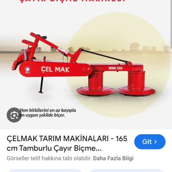 Çelmak Çayır Biçme Makinesi Çok Sesli!