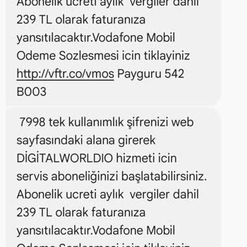 İzinsiz Abonelik Ve Yüksek Fatura Şoku
