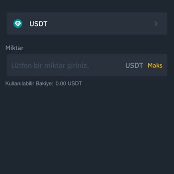 Binance TR'den Global Hesaba USDT Transfer Sorunu