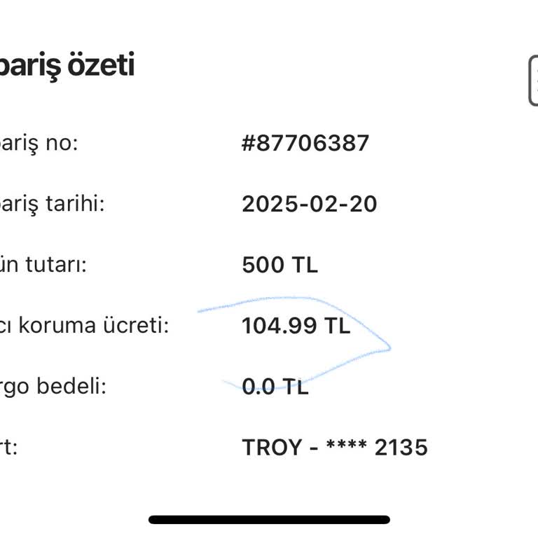 Gardrops Alıcı Koruma Ücreti Hakkında Belirsizlik Ve Şikayet