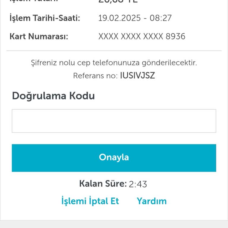 Ziraat Bankası Kartında 3D Secure Sorunu