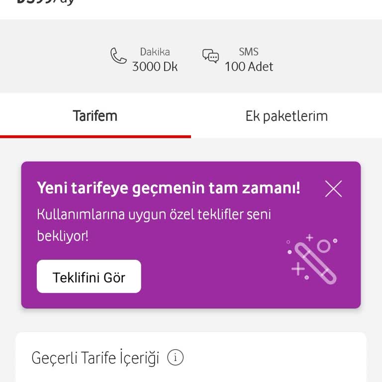 Vodafone Gani XL Tarifesindeki Yüksek Zam Şoku