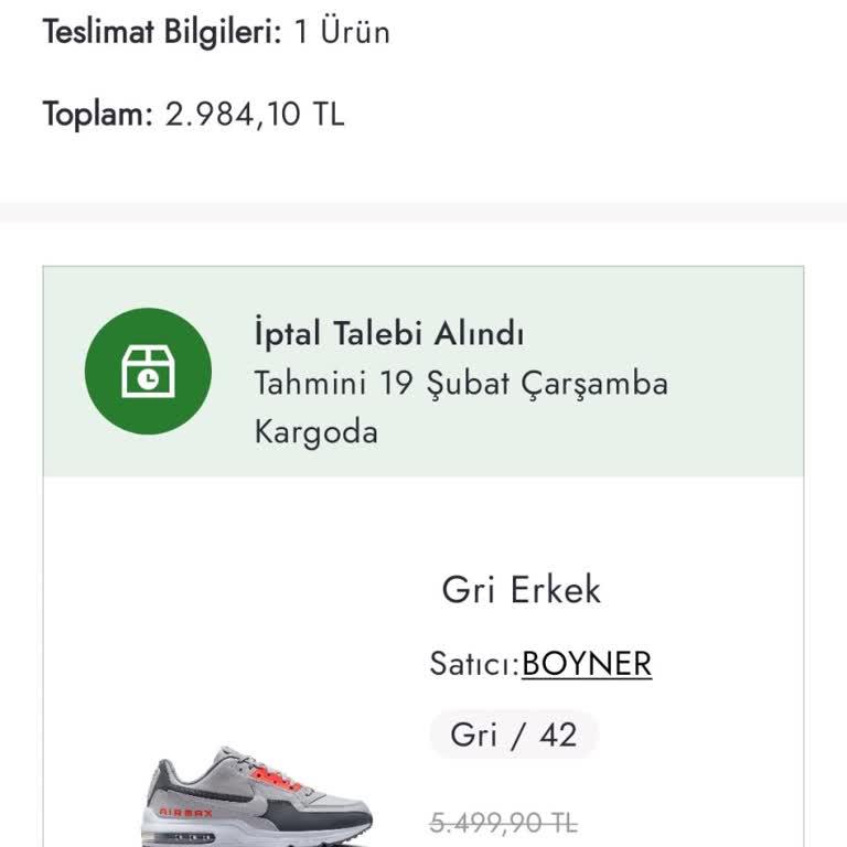 Sipariş İptali Ve Müşteri Mağduriyeti