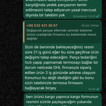 U****** Karavan'da Yedek Parça Krizi Ve Kargo Sorunu