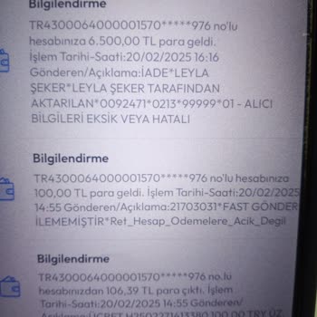 Hesap İşlemlerinde Yaşanan Sorun Ve Müşteri Hizmetleri İlgisizliği