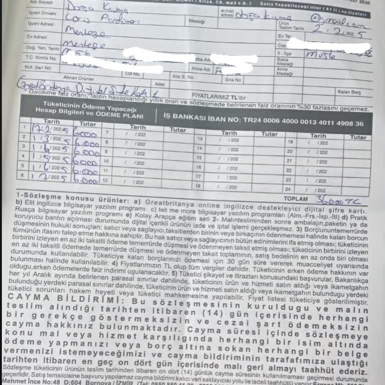 Yanıltıcı Dil Kursu Üyeliği Ve Beklenmedik Borç