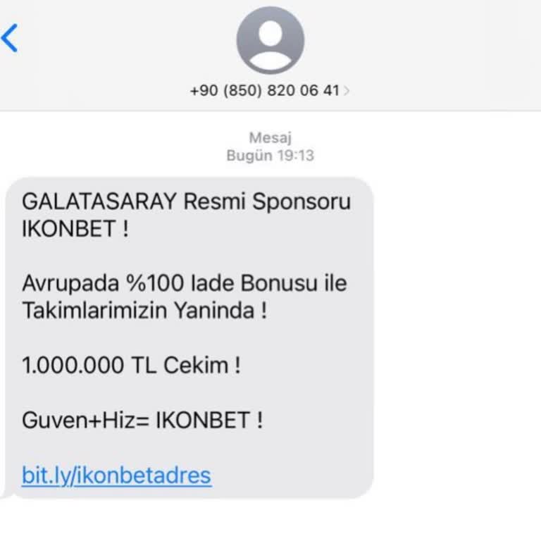 Galatasaray'ın Bahis Sponsorları Ve İstenmeyen Mesajlar