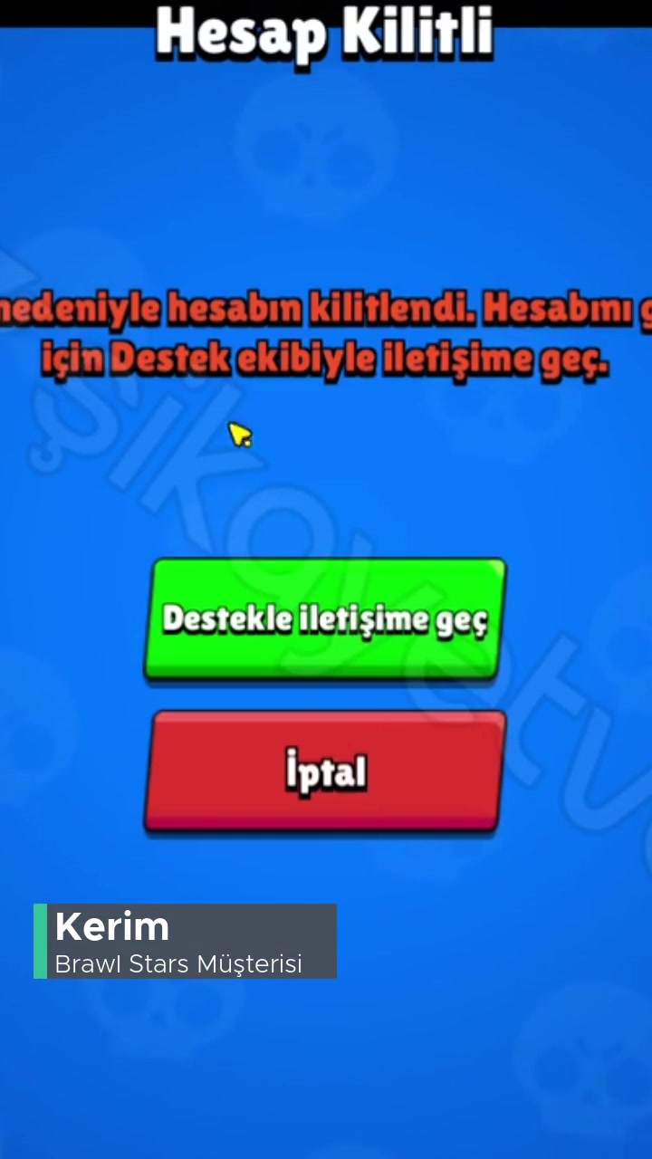 Brawl Stars Hesabım Kitlendi Yardım Edin Lütfen! videonun kapak resmi