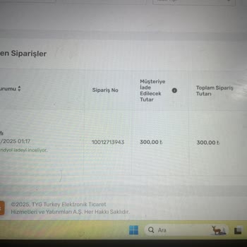 Trendyol GO Kuryesi Tarafından Yaşanan Sipariş İptal Sorunu