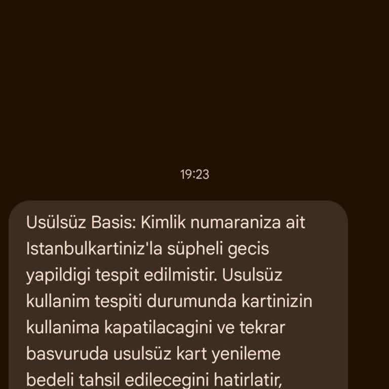 Usulsüz Kart Kullanımı Suçlaması Ve Şoförün Hatalı Bildirimi