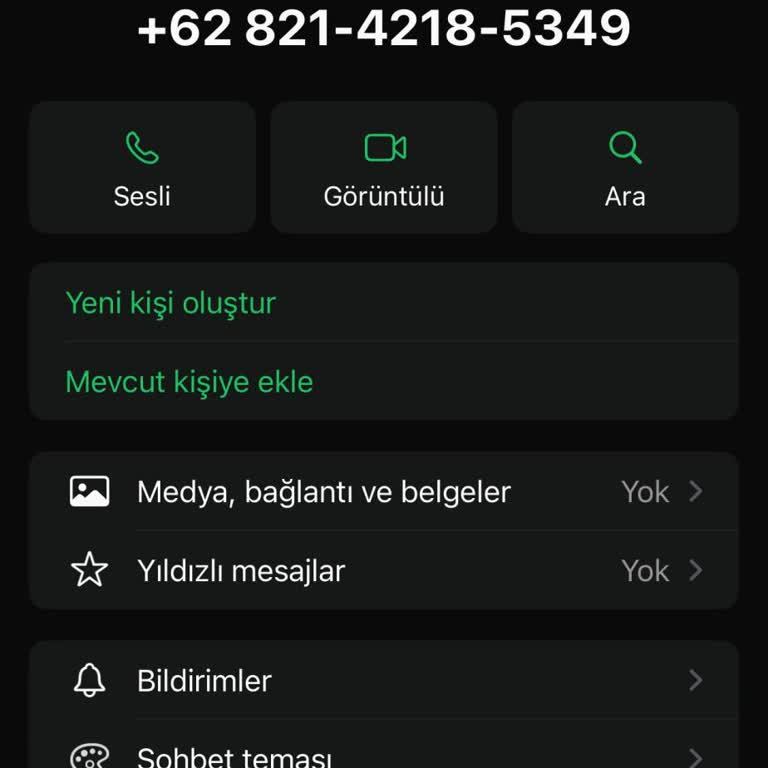 Bilinmeyen Numaradan Gelen WhatsApp Araması Rahatsızlığı