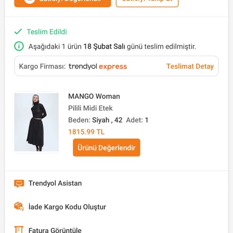 Trendyol Express İade Sürecinde Müşteri Mağduriyeti