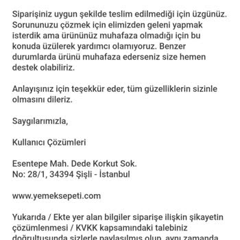 Yanlış Ürün Teslimatı Ve İade Sürecinde Yaşanan Sorunlar