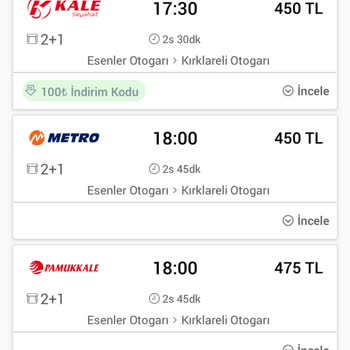 Kale Seyahat'te Sürekli Gecikme Sorunu