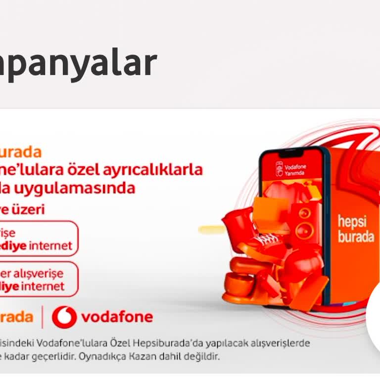 Vodafone Ve Hepsiburada'nın 10GB İnternet Kampanyası Sorunu