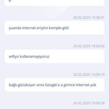 TurkNet İle Sürekli Bağlantı Sorunları Ve Yetersiz Destek