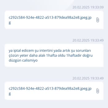 TurkNet İle Sürekli Bağlantı Sorunları Ve Yetersiz Destek