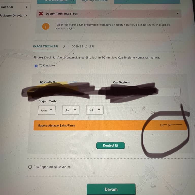 Findeks'te Yanıltıcı Bilgi Ve Çifte Ödeme Sorunu