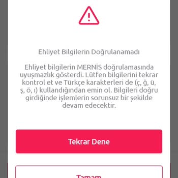 Araç Kiralama Sürecinde Mernis Engeli