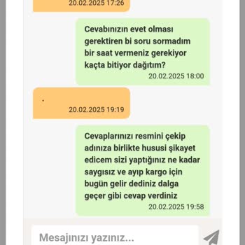 Kargom Nerede? Saygısızlık Ve İletişimsizlik