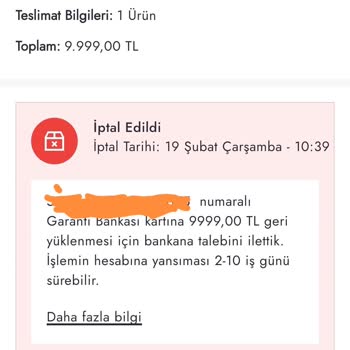 Boyner'den İptal Edilen Sipariş Ve Satıcı Tutarsızlığı