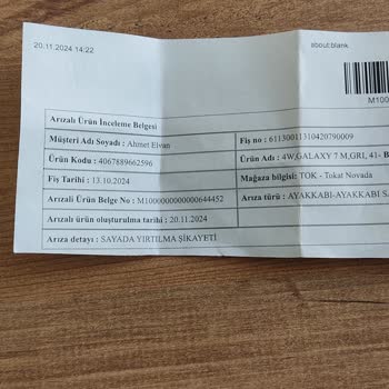 Adidas Ayakkabının Hızla Deformasyonu Ve İade Sorunu