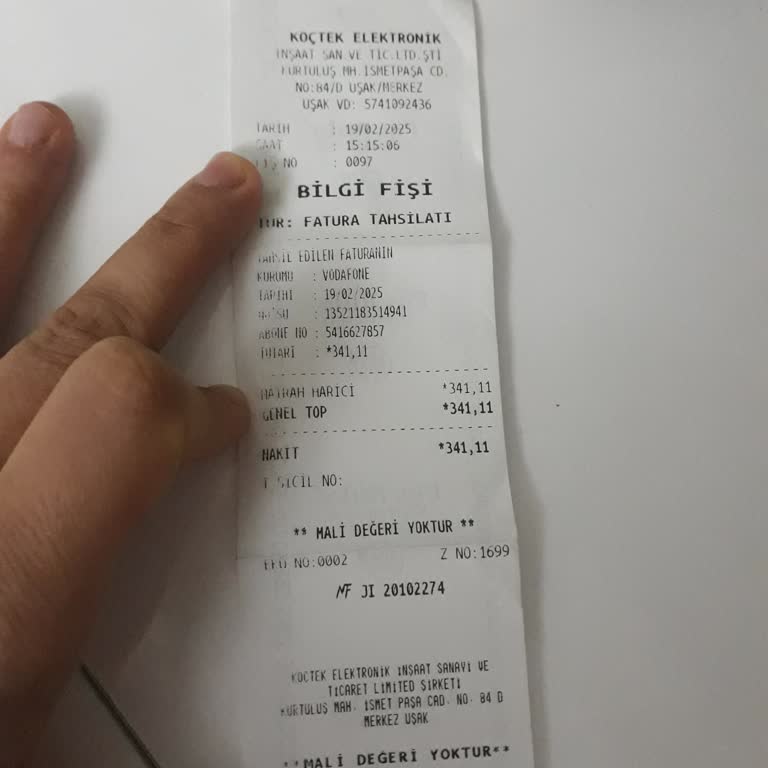 Vodafone Hattında Yetkisiz İşlem Ve Haksız Borç