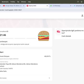 Yemeksepeti'nde Sipariş Gecikmesi Ve İletişim Sorunları