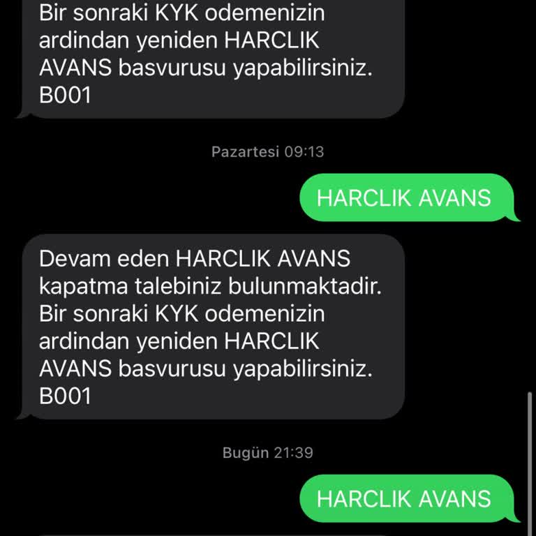Harçlık Avansı Yeniden Açma Sorunu