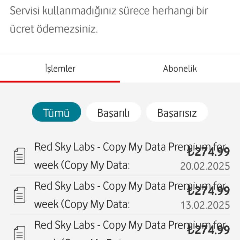 Red Sky Labs Bilgim Olmadan Ödeme Aldı