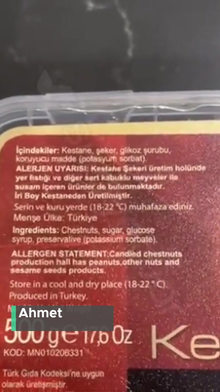 Kafkas Kestane Şekeri İçeriği videonun kapak resmi
