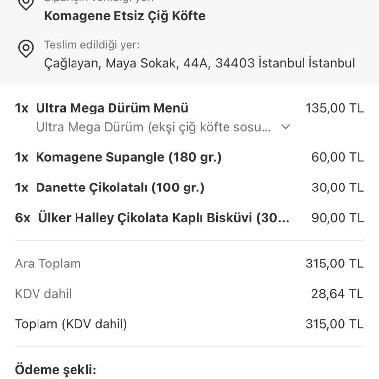 Eksik Ürün Ve Yetersiz Müşteri Hizmeti