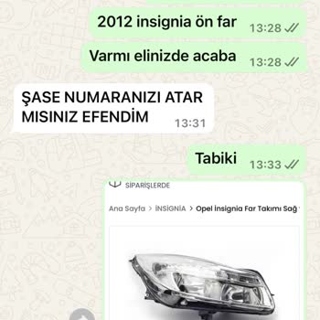 Opel Insignia Far Siparişinde Güven Sorunu