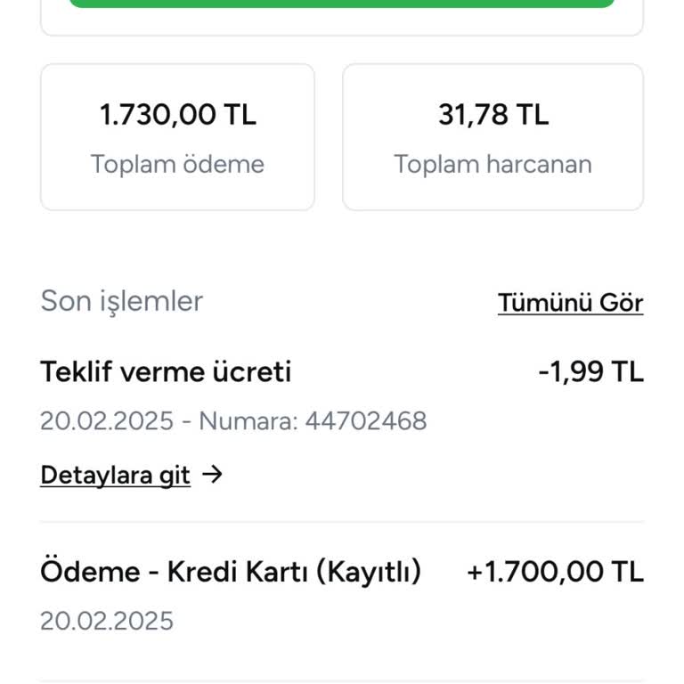 Beklenmeyen Yüksek Çekim